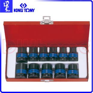 KING TONY 4412MP 氣動六角標準套筒組 1/2 公制 四分 11件組