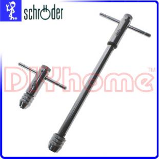 德國速可螺 SCHRODER 棘輪絲攻板手 3-8mm 長85mm