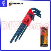 BONDHUS 10999 球型六角板手組 9支組 公制