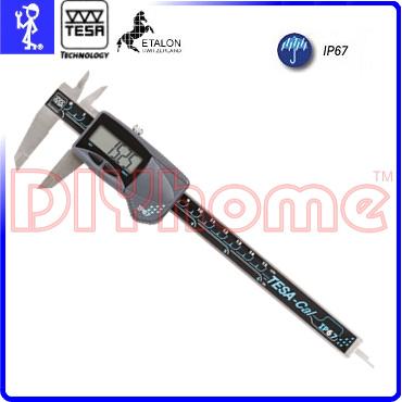 TESA 0530142 數位液晶卡尺 200mm IP67 防水防油 (瑞士製造)